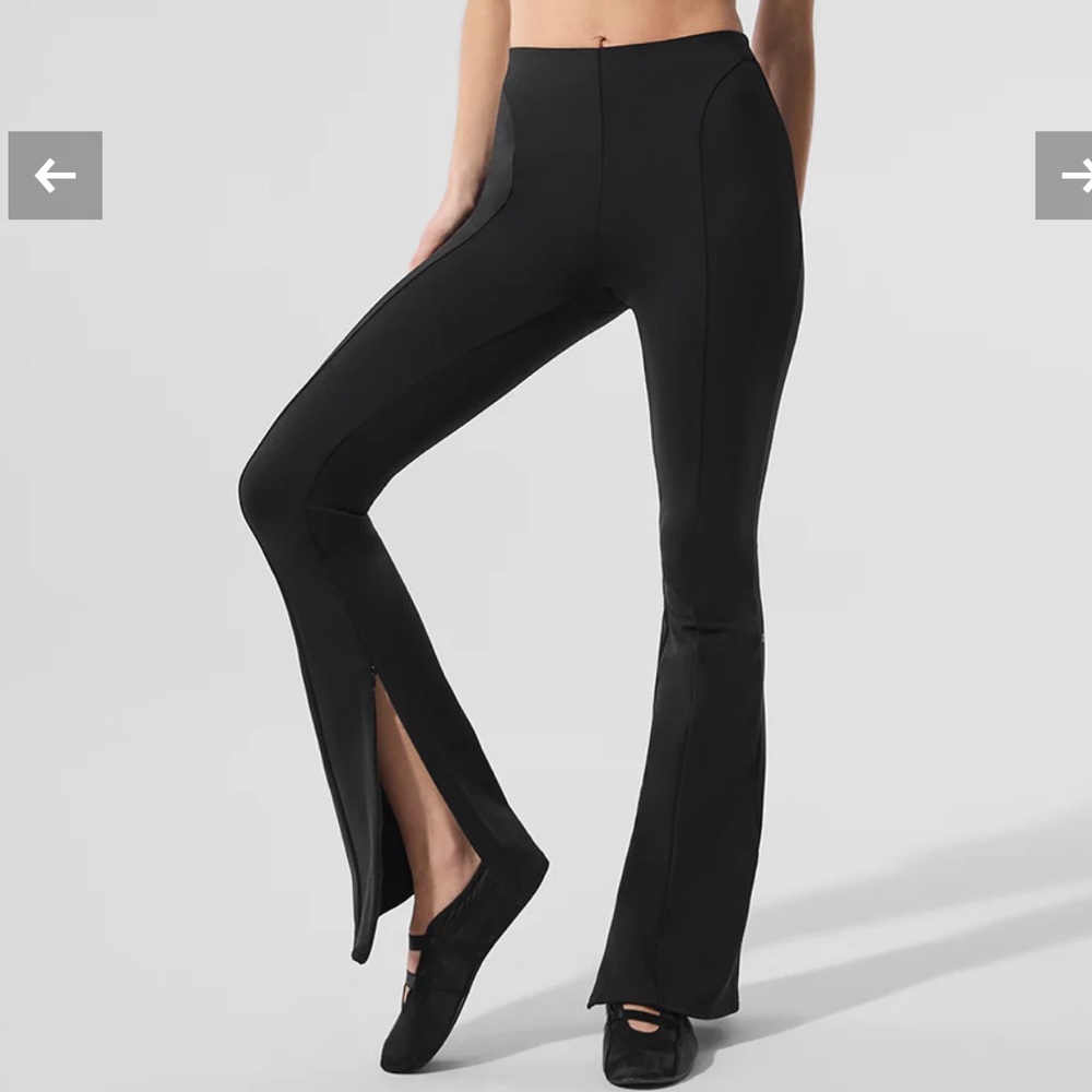 all yoga high waist zip it flare legging